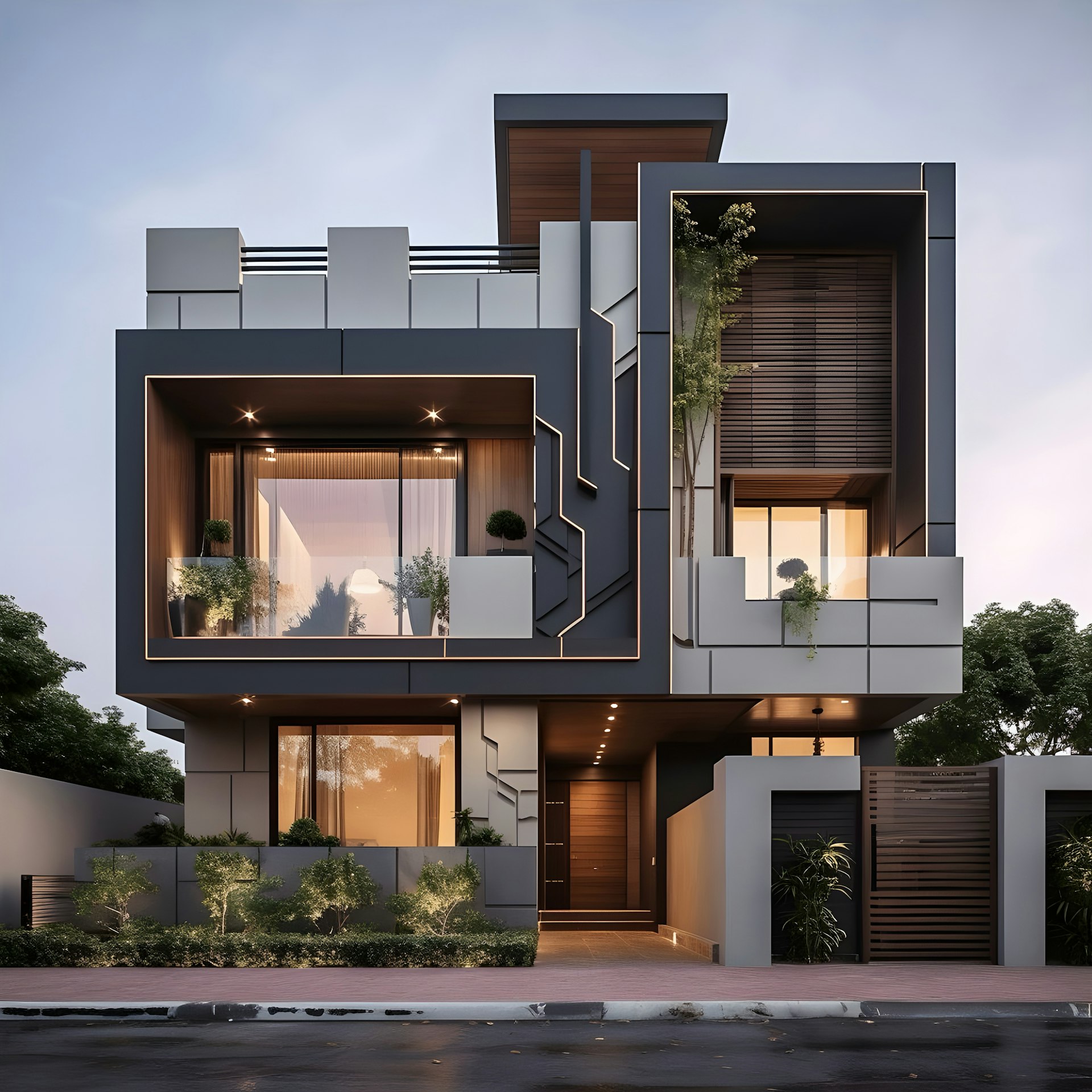 Vivienda moderna en España lista para tour virtual 3D